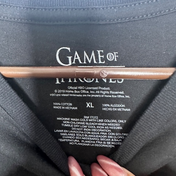 Games of Thrones Black graphic tee shirt - Picture 5 of 5